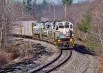 Steam shovel curve east of Tobyhanna